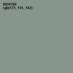 #83978E - Spanish Green Color Image