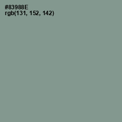 #83988E - Spanish Green Color Image