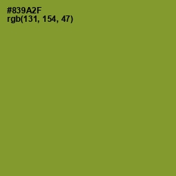 #839A2F - Sycamore Color Image