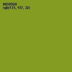 #839D20 - Sycamore Color Image