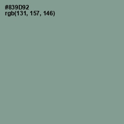 #839D92 - Mantle Color Image