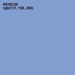 #839ED0 - Blue Bell Color Image