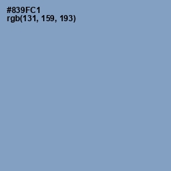 #839FC1 - Blue Bell Color Image