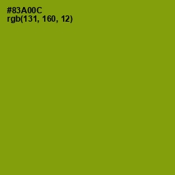 #83A00C - Citron Color Image