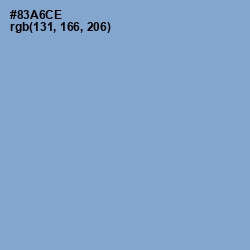 #83A6CE - Polo Blue Color Image