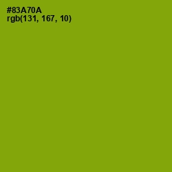 #83A70A - Citron Color Image