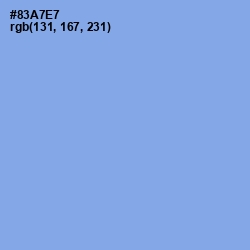 #83A7E7 - Jordy Blue Color Image