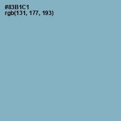 #83B1C1 - Glacier Color Image