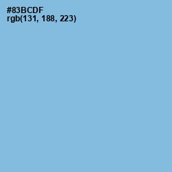 #83BCDF - Glacier Color Image