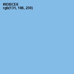 #83BCE6 - Jordy Blue Color Image