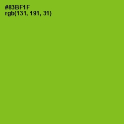 #83BF1F - Citron Color Image