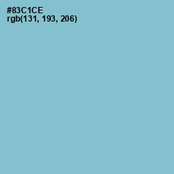 #83C1CE - Half Baked Color Image