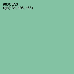 #83C3A3 - Vista Blue Color Image