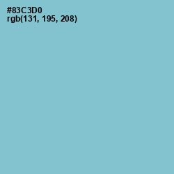 #83C3D0 - Half Baked Color Image