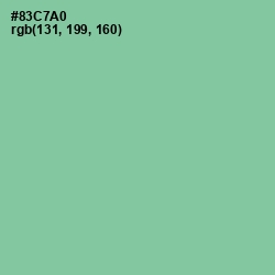 #83C7A0 - Vista Blue Color Image