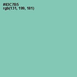 #83C7B5 - Vista Blue Color Image