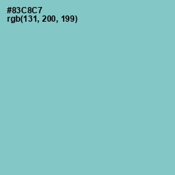 #83C8C7 - Half Baked Color Image