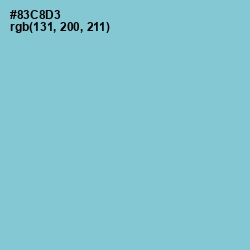 #83C8D3 - Half Baked Color Image