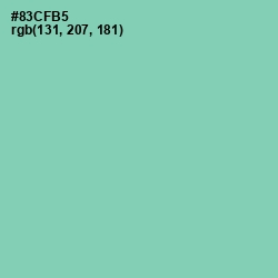 #83CFB5 - Vista Blue Color Image