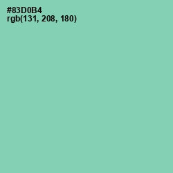 #83D0B4 - Vista Blue Color Image