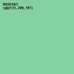 #83D1A1 - Vista Blue Color Image