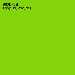 #83D40B - Pistachio Color Image