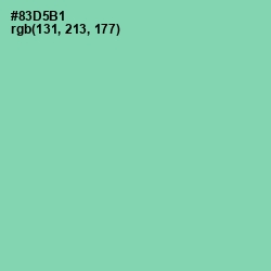 #83D5B1 - Vista Blue Color Image