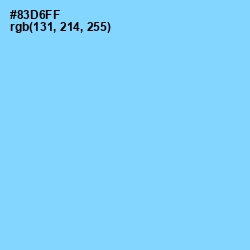 #83D6FF - Seagull Color Image