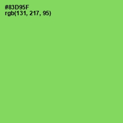 #83D95F - Conifer Color Image