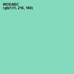 #83DABC - Vista Blue Color Image