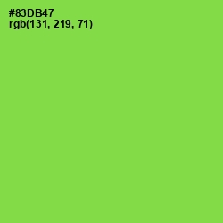 #83DB47 - Conifer Color Image