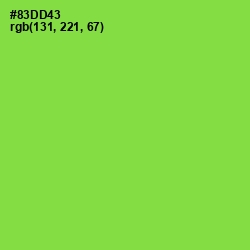 #83DD43 - Conifer Color Image