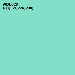 #83E0C8 - Riptide Color Image