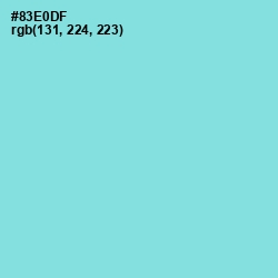 #83E0DF - Riptide Color Image