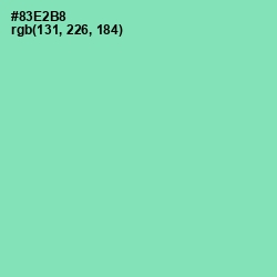 #83E2B8 - Algae Green Color Image