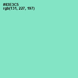 #83E3C5 - Riptide Color Image