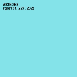 #83E3E8 - Anakiwa Color Image
