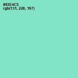 #83E4C5 - Riptide Color Image