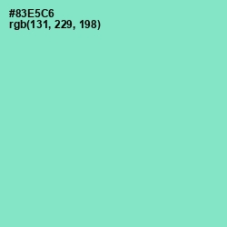 #83E5C6 - Riptide Color Image