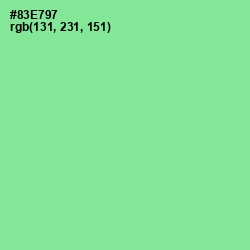 #83E797 - Granny Smith Apple Color Image