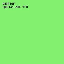 #83F16F - Conifer Color Image