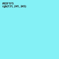 #83F1F5 - Anakiwa Color Image
