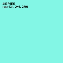 #83F6E5 - Anakiwa Color Image