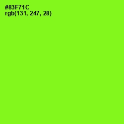 #83F71C - Green Yellow Color Image