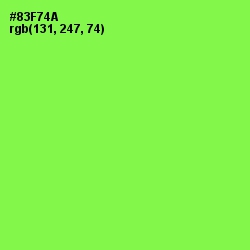 #83F74A - Conifer Color Image