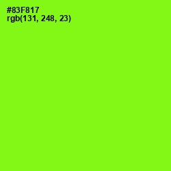 #83F817 - Green Yellow Color Image