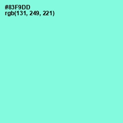 #83F9DD - Riptide Color Image