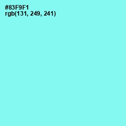 #83F9F1 - Anakiwa Color Image