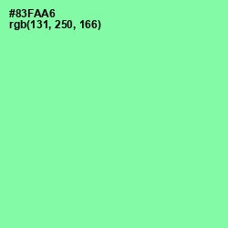 #83FAA6 - Mint Green Color Image