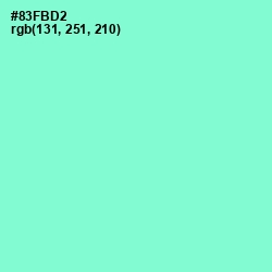 #83FBD2 - Riptide Color Image